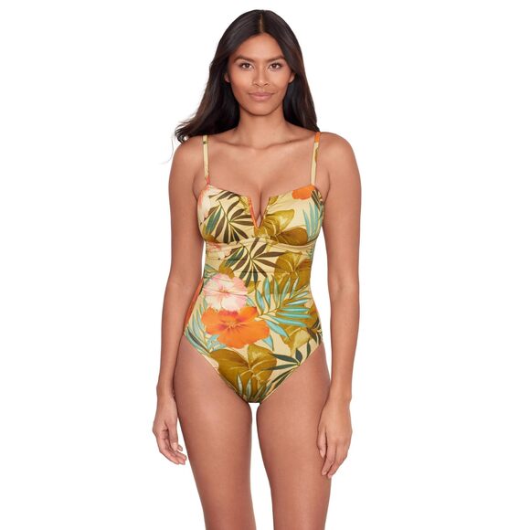 Lauren Ralph Lauren Women's Island Tropical One-Piece Multicolor 8